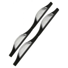   Compass ajtóélvédő fényvisszaverő betéttel (fehér) - 2db