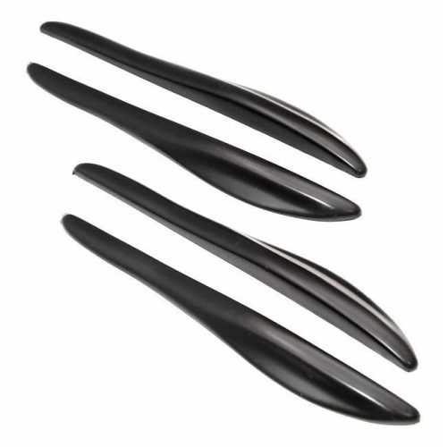 Ajtóélvédő - fekete - 19cm - 4darabos