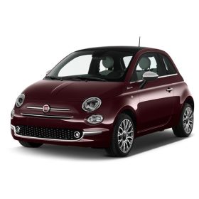   FIAT 500 Hybrid 2020-> küszöbvédő "Lines" (2db) - szatén ezüst - Avisa