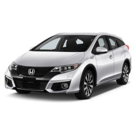   HONDA CIVIC tourer 2014-2015, FL2015-> küszöbvédő "Sportline" (4db) - fényes ezüst - Avisa