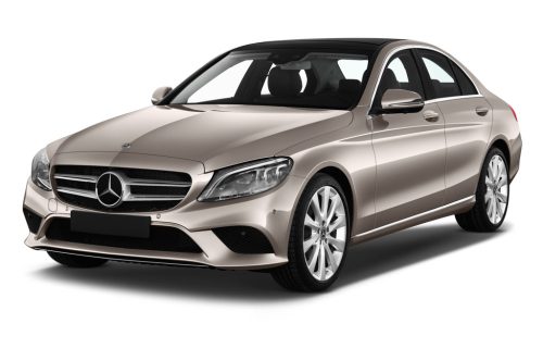 MERCEDES C Class W205 / S205 2014-2019, FL2019-> hátsó küszöbvédő (2db) - fényes ezüst - Avisa