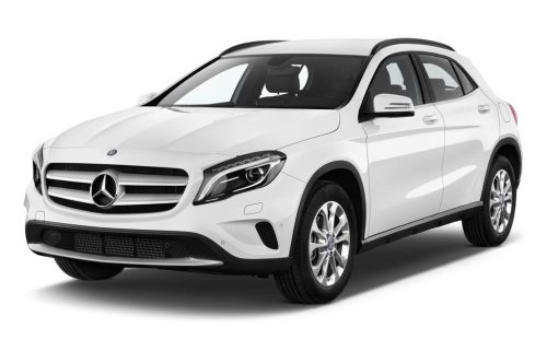 MERCEDES GLA X156 2013-2017, FL2017-2019 hátsó küszöbvédő (2db) - fényes ezüst - Avisa