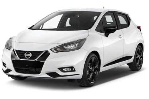 NISSAN MICRA V hatchback 5D 2016-> küszöbvédő "Lines" (4db) - szatén ezüst - Avisa