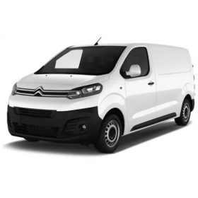   CITROEN JUMPY III 4D 2016-> küszöbvédő "Embossed rectangles" (2db-hátsó) - szatén ezüst - Avisa