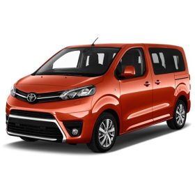   TOYOTA PROACE VERSO II 2016-> küszöbvédő "Embossed rectangles" (2db-hátsó) - szatén ezüst - Avisa