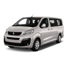   PEUGEOT TRAVELLER 2016-> küszöbvédő "Embossed rectangles" (2db-első) - fekete - Avisa
