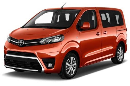 TOYOTA PROACE VERSO II 2016-> küszöbvédő "Embossed rectangles" (2db-első) - fekete - Avisa