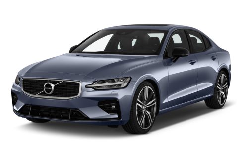 VOLVO S60 III 2018-> küszöbvédő imprinted silver "Lines" (4db) - szatén ezüst - Avisa