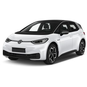   VOLKSWAGEN ID.3 hatchback 5D 2019-> küszöbvédő blue '' E-POWER '' (4db) - fényes fekete - Avisa