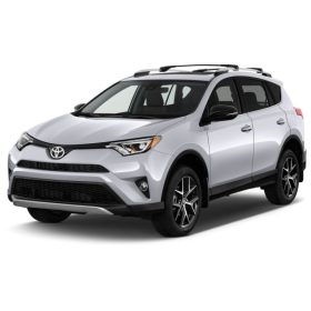   TOYOTA RAV4 IV FL 02.2016-2018 küszöbvédő fekete embléma "Exclusive" (4db) - szatén ezüst - Avisa