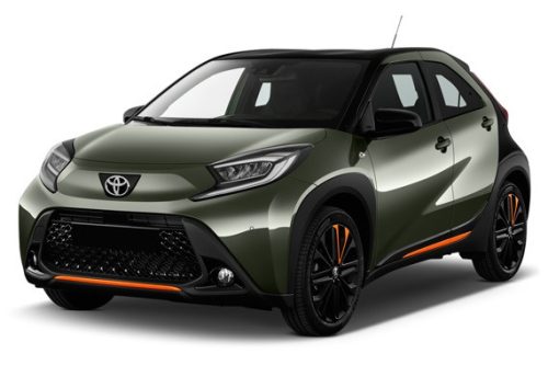 TOYOTA AYGO X 2022-> küszöbvédő lines X (4db) - fekete - Avisa