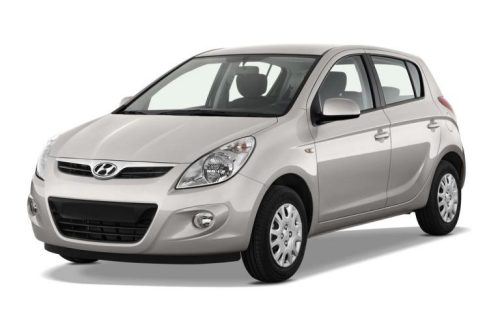 HYUNDAI i20 2009-> küszöbvédő "Line" (2db) - szatén ezüst - Avisa