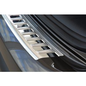   HONDA CIVIC tourer 2014-2015, FL2015-> hátsó lökhárítóvédő (csiszolt) - szatén ezüst / fényes ezüst - Avisa