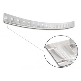   SEAT LEON III (5F) ST / ST X-PERIENCE 2013-2017, FL2017-2020 hátsó lökhárítóvédő (csiszolt) - szatén ezüst - Avisa