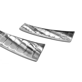   OPEL CORSA F VI GS Line hatchback 5D 2019-> hátsó lökhárítóvédő - szatén ezüst - Avisa