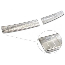   HYUNDAI i20 III hatchback 5D 2020-> hátsó lökhárítóvédő (2db) - szatén ezüst - Avisa