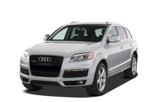 AUDI Q7 2006-2009, FL2009-2015 hátsó lökhárítóvédő - szatén ezüst - Avisa