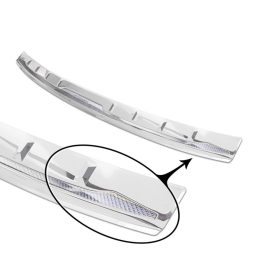   BMW X5 IV G05 M-pakiet 2018-> hátsó lökhárítóvédő "Performance" - fényes ezüst / ezüst carbon - Avisa