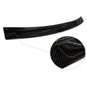   BMW 5 F11 Touring 2010-2013, FL 2013-2017 hátsó lökhárítóvédő - fekete/carbon - Avisa