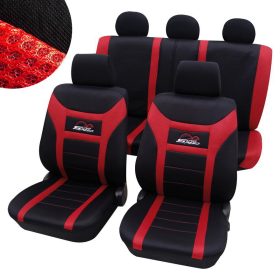   11 részes univerzális üléshuzat szett Super Speed - piros