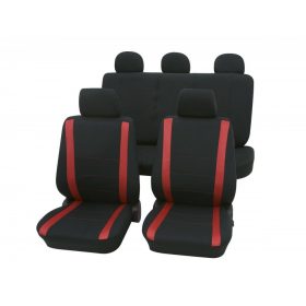 11 részes univerzális üléshuzat szett Samoa - piros