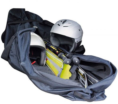 Petex sízsák vállpánttal és fogantyúval - fekete