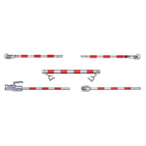 Hepos PROFI 3,5T vontatórúd - két horoggal, szemmel és vonófej csatlakozóval