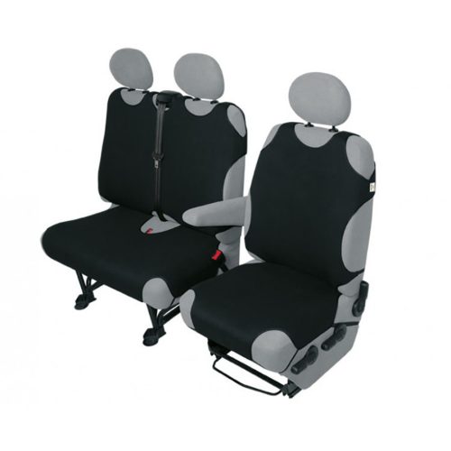 Kegel-Blazusiak univerzális autós üléshuzat furgonhoz - fekete (1+2)