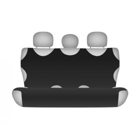 Trikó üléshuzat - fekete - hátsó