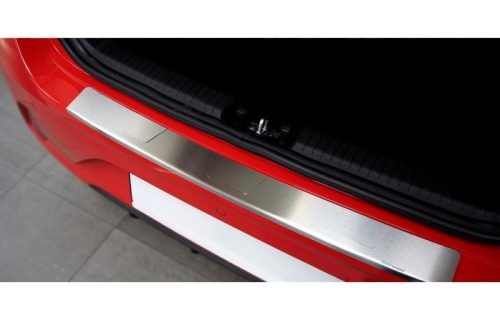 Audi A4 (B8) KOMBI 2008-2012 profilozott hátsó lökhárítóvédő - Seria T (acél) - Alu-Frost
