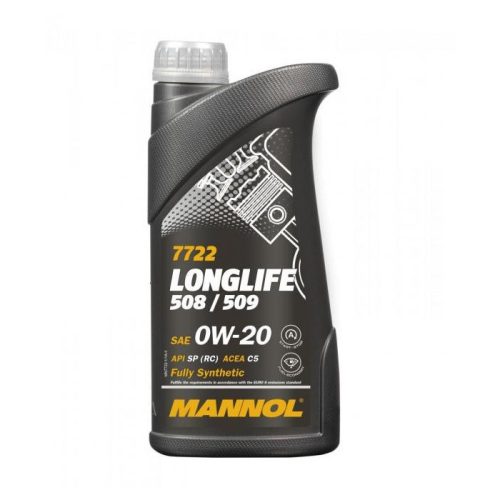 Mannol Longlife 508 / 509 0W-20 motorolaj - 1liter