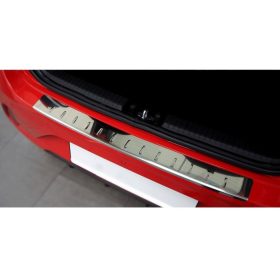   Hyundai TUCSON III FL 2018-2020 hátsó lökhárítóvédő (egyrétegű) (tükrös) - Alu-Frost