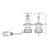 Osram Night Breaker LED SMART H4, 12V, 27/23W LED autóizzó - 2db