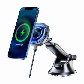   Swissten MagSafe telefontartó vezeték nélküli töltővel, tapadókorongos