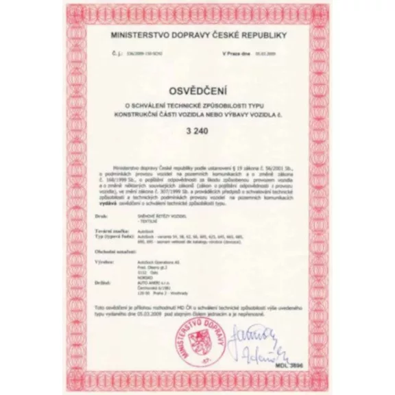 AutoSock 697 textil hólánc