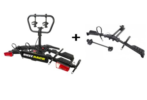 BuzzRack Scorpion Pro 2 kerékpártartó, kerékpárszállító vonóhorgra - 2+1db kerékpár