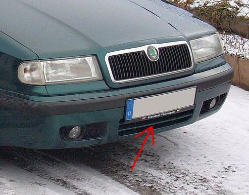 Skoda Felicia (alsó) téli hűtőrács