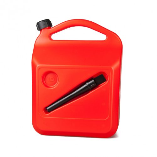 Műanyag üzemanyag kanna - piros, 10 liter
