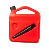 Műanyag üzemanyag kanna - piros, 5 liter