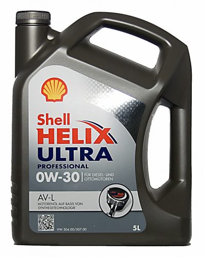 Shell Helix Ultra Professional AV-L 0W-30 szintetikus motorolaj - 5liter