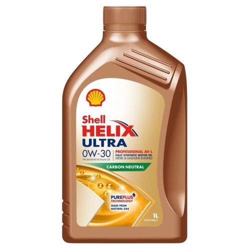 Shell Helix Ultra Professional AV-L 0W-30 szintetikus motorolaj - 1liter