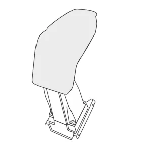   Opel Meriva 2010-2017 (Flexrail sínek nélkül) ARMSTER kartámasz adapter